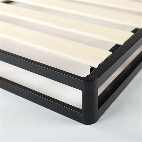 zinus night therapy 4 low-profile wood and metal box spring|zinus wooden box springs.